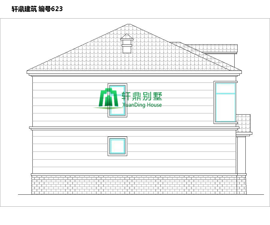 二層田園風(fēng)格自建別墅設(shè)計施工圖3.jpg