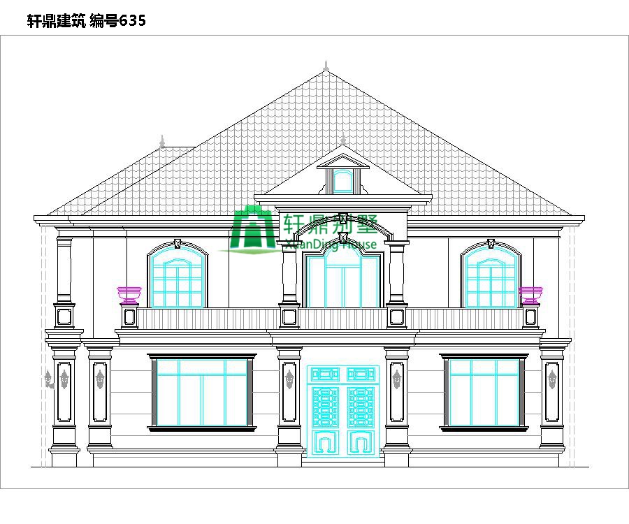 二層帶院別墅設(shè)計圖1.jpg