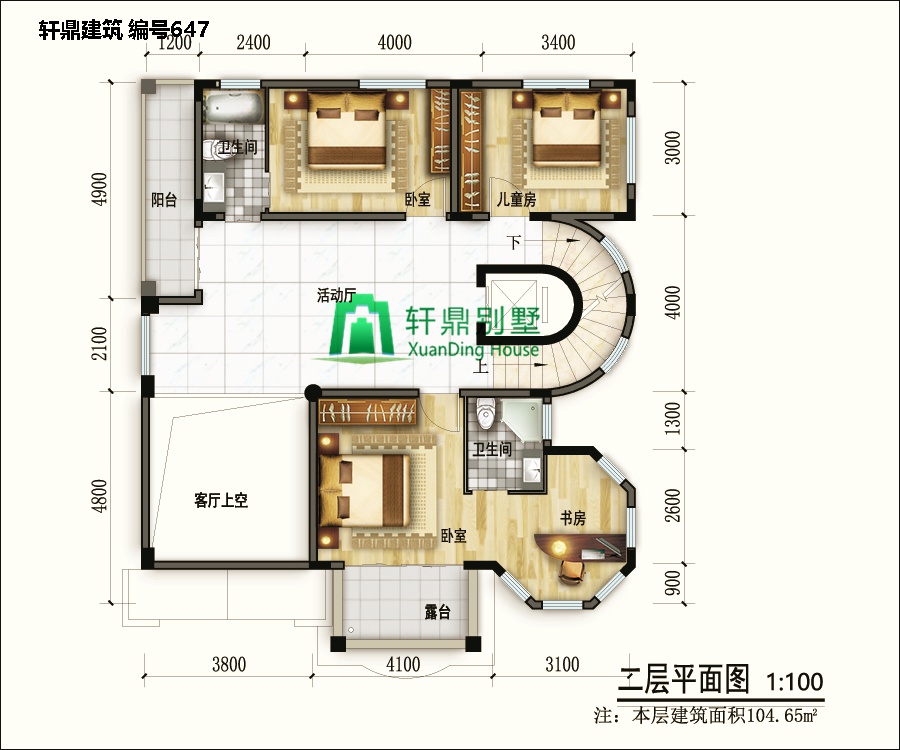 歐式三層半自建別墅設(shè)計(jì)圖6.jpg