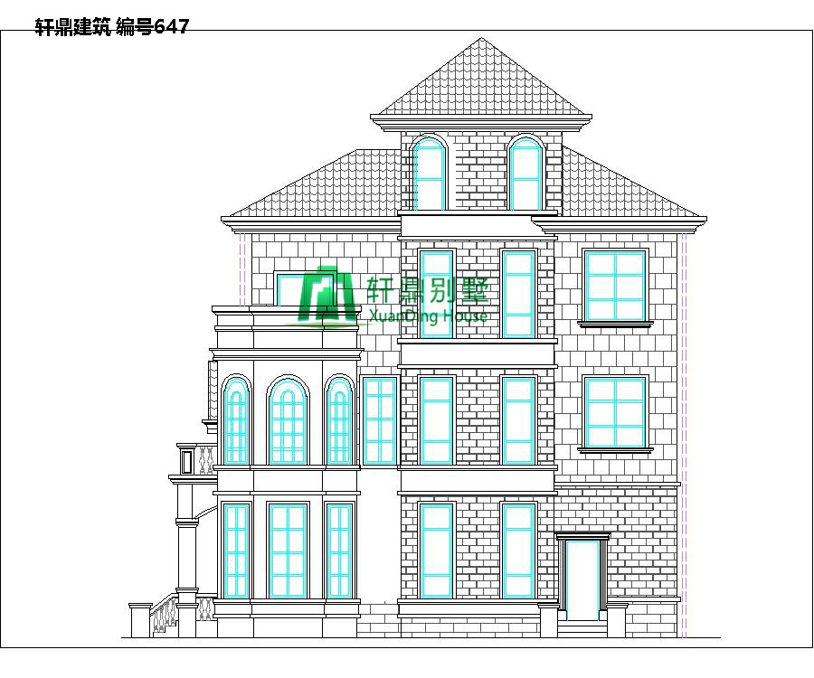 歐式三層半自建別墅設(shè)計(jì)圖3.jpg