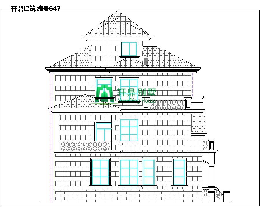 歐式三層半自建別墅設(shè)計(jì)圖4.jpg