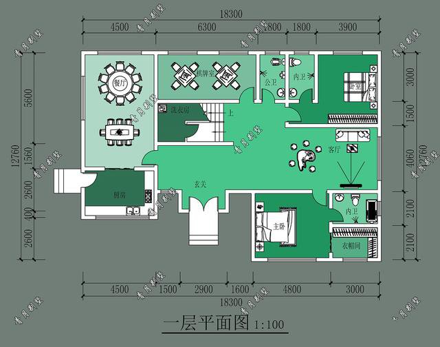 簡(jiǎn)單優(yōu)雅的外觀，平凡的造型，透露著一種經(jīng)典耐看的氣質(zhì)，這棟小別墅色調(diào)搭配鮮明，層次感強(qiáng)！