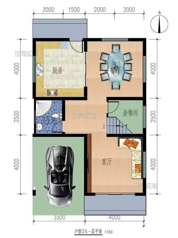 農(nóng)村常見的宅基地大多是100平上下，今天推薦的這2套別墅戶型占地不到100平，卻是外觀精美布局實(shí)用，一起來看下吧！