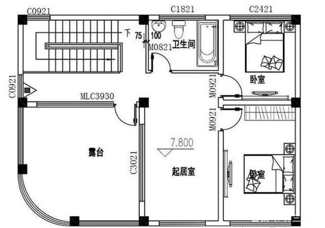 占地80平米到120平米不等的三套，外觀大氣，內(nèi)部布局合理實(shí)用，希望能夠幫到你！