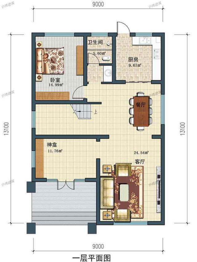 每個村或多或少都有那么幾個隱形的土豪，低調(diào)的建個房子也可以甩村長家房子好幾條街遠(yuǎn)了!