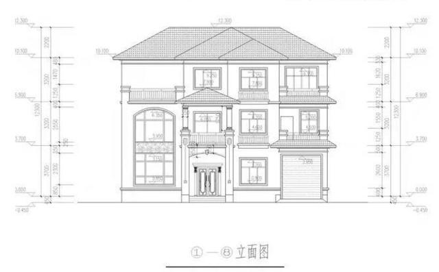 推薦一款三層的自建房，四開間的結(jié)構(gòu)這樣的設(shè)計方案，帶立面效果圖，看起來更加的直觀!