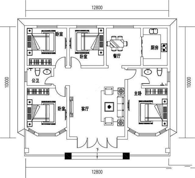 在農(nóng)村一層的自建房其實(shí)也很受大家的喜愛，一層的房子住著也比較舒適