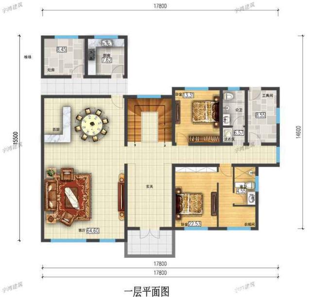 小編給大家推薦一套最新的2020年新款三層別墅設(shè)計圖紙及效果圖，外觀漂亮，造價經(jīng)濟