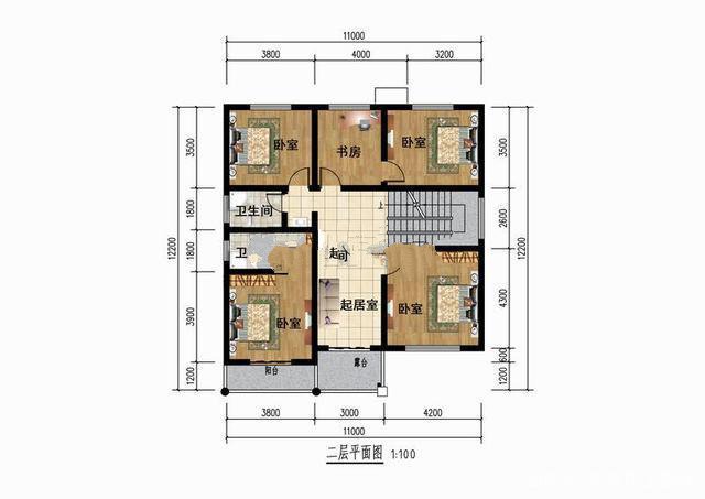 新農(nóng)村二層半別墅設(shè)計圖，占地面積140平左右，采用的是磚混的結(jié)構(gòu)形式,外觀時尚漂亮!