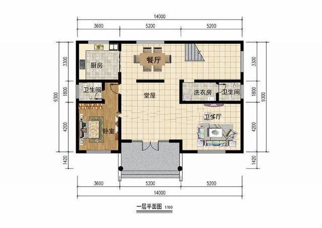 這款別墅采用的是歐式風(fēng)格外立面,室內(nèi)室外不僅美觀實(shí)用，而且經(jīng)濟(jì)又實(shí)惠，臥室多的想住哪就住哪