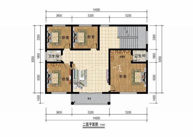 這款別墅采用的是歐式風(fēng)格外立面,室內(nèi)室外不僅美觀實(shí)用，而且經(jīng)濟(jì)又實(shí)惠，臥室多的想住哪就住哪