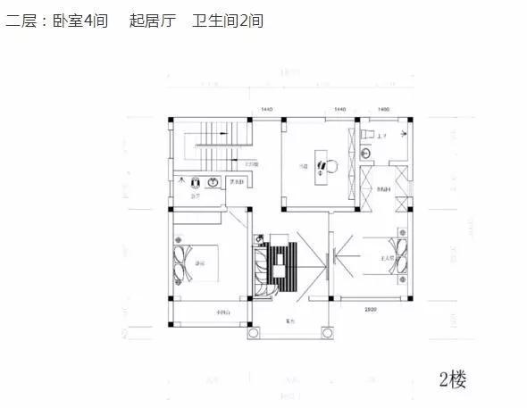 這款別墅根據(jù)農(nóng)村居住習慣設有堂屋神位，將品質(zhì)生活與傳統(tǒng)習俗相結(jié)合，適合廣大地區(qū)建造。