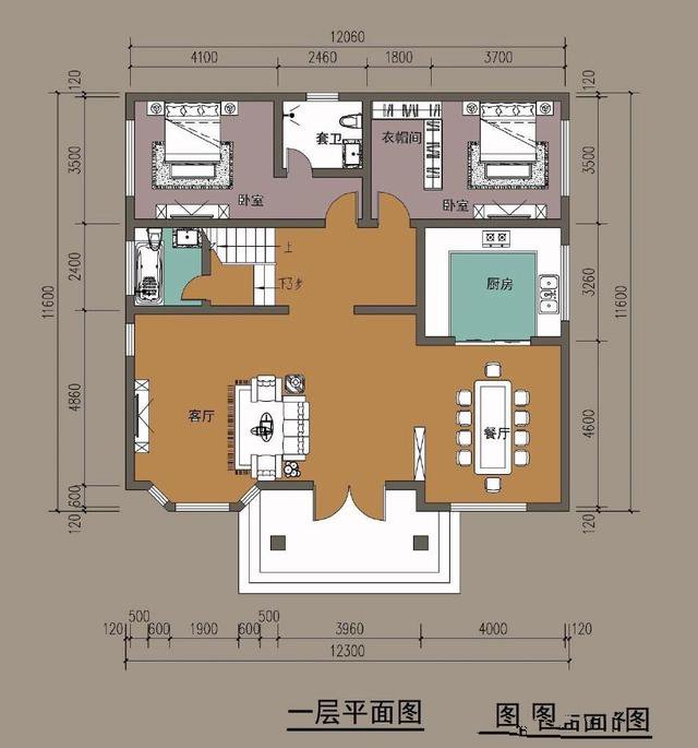 比起奢侈喧囂的繁華都市生活，相信很多人和小范一樣，更加迷戀的是一種原生態(tài)的農(nóng)村生活，有一間自己的鄉(xiāng)間別墅,這所別墅適合自建！