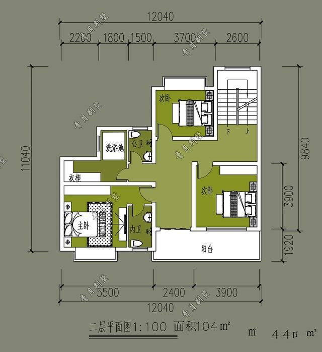 　經(jīng)典的三居室別墅有歐式風(fēng)格，大露臺(tái)，浮動(dòng)窗戶(hù)，外墻是真石漆。簡(jiǎn)潔優(yōu)雅，線(xiàn)條流暢優(yōu)美，給人一種非常舒適的感覺(jué)!