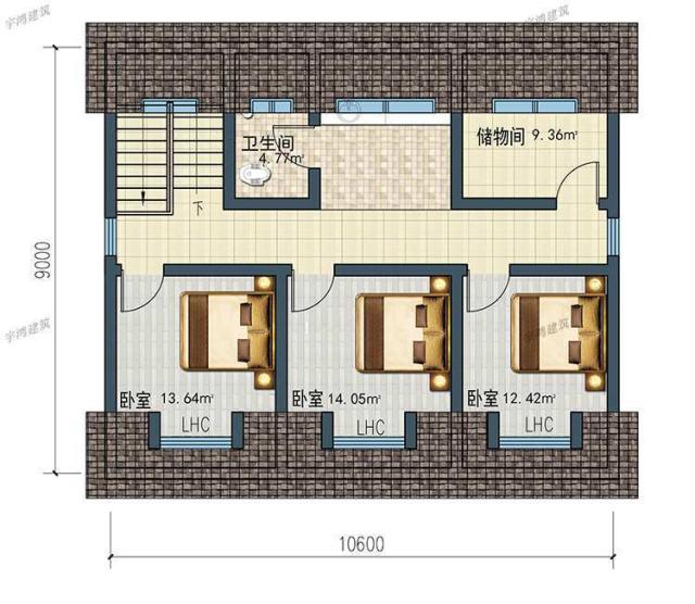 今天就推薦這套非常大氣實用的二層農(nóng)村別墅戶型，建造它，不僅有面子，還能讓你更加輝煌騰達。