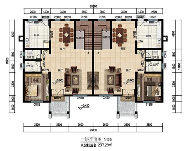 兄弟兩個建雙拼，省事省力省錢，最重要的是能一起贍養(yǎng)父母，讓他們安心生活!