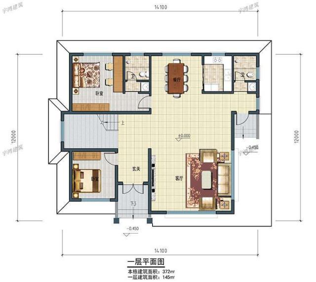 房子是必需品，無論如何，一個人一生都必須有一所屬于自己的房子。鄉(xiāng)村別墅設(shè)計方案的首選，這種布局能滿足你的生活！