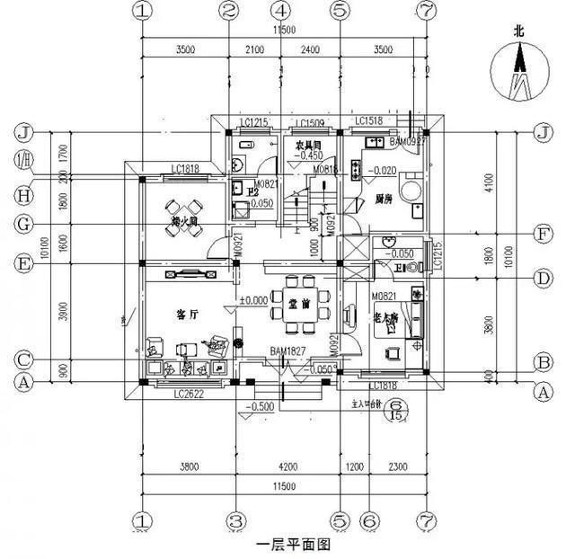 。今天推薦的三層自建房屋占地110平方米。室內(nèi)設(shè)計(jì)包括一個(gè)主房間，一個(gè)農(nóng)具室，一個(gè)消防室和一個(gè)陽(yáng)臺(tái)。這在農(nóng)村地區(qū)是非常必要和實(shí)用的。