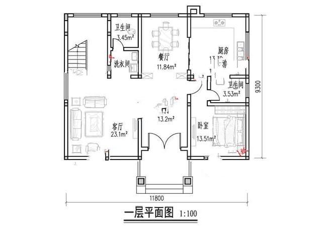 新農(nóng)村二樓半別墅的照片。在鄉(xiāng)下建一座會(huì)讓人羨慕的！