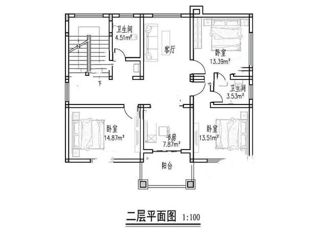 新農(nóng)村二樓半別墅的照片。在鄉(xiāng)下建一座會(huì)讓人羨慕的！