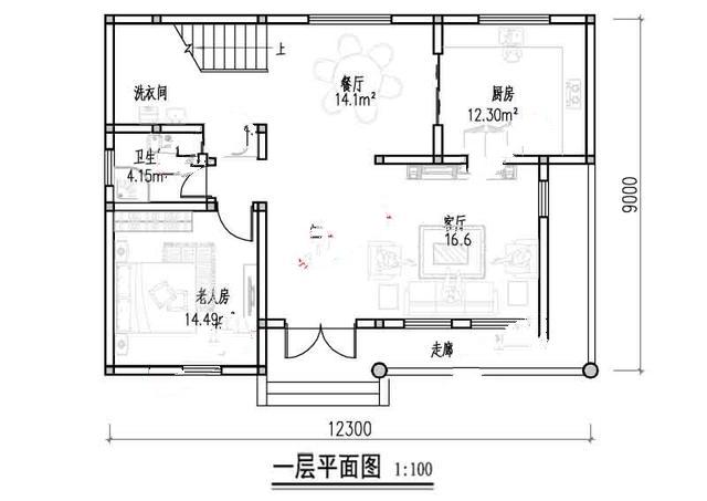 新農(nóng)村二樓半別墅的照片。在鄉(xiāng)下建一座會(huì)讓人羨慕的！