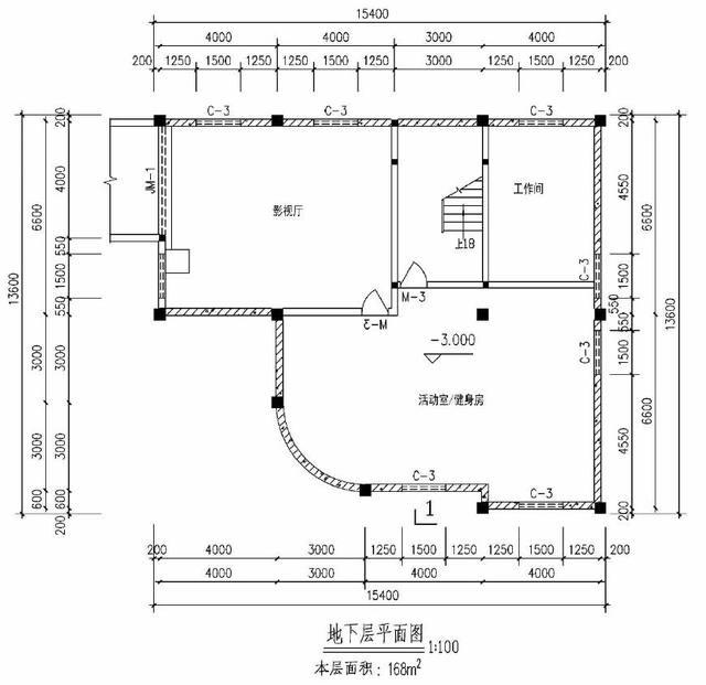 經(jīng)典的三層鄉(xiāng)村別墅，視頻室，工作室，活動(dòng)室，空客廳，所有建筑圖紙！