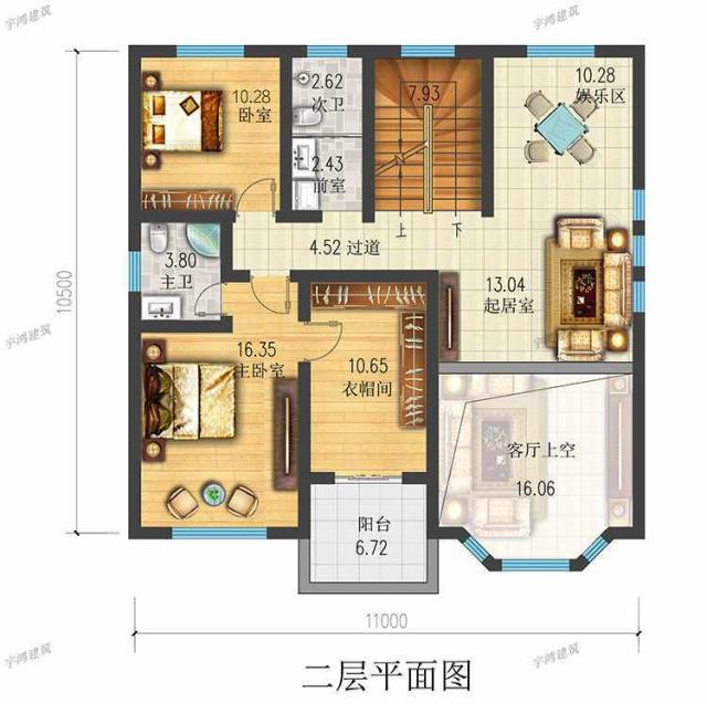 三層別墅設(shè)計圖紙和效果圖