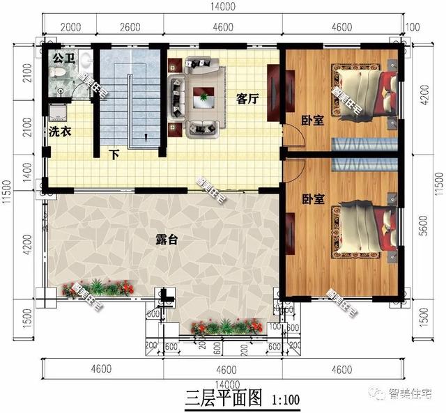 兩棟別墅建在廣東的農(nóng)村地區(qū)