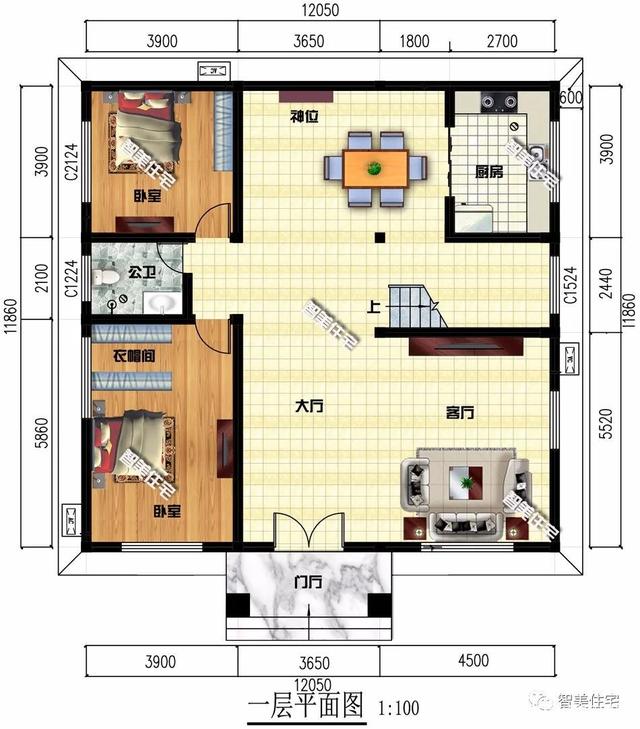 兩棟別墅建在廣東的農(nóng)村地區(qū)