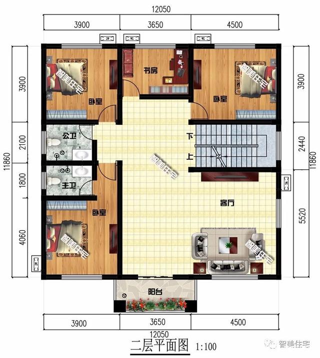 兩棟別墅建在廣東的農(nóng)村地區(qū)