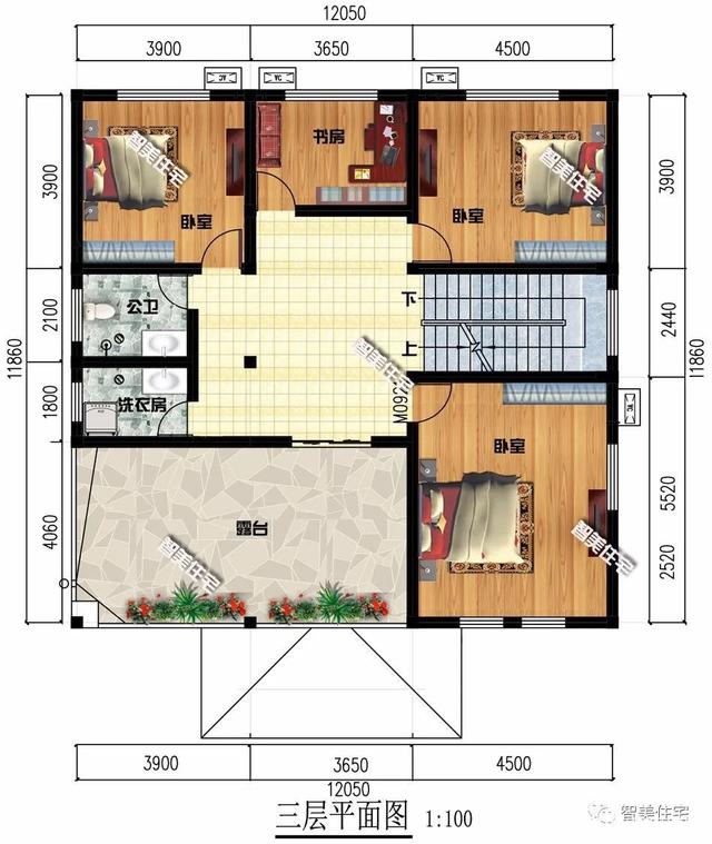 兩棟別墅建在廣東的農(nóng)村地區(qū)