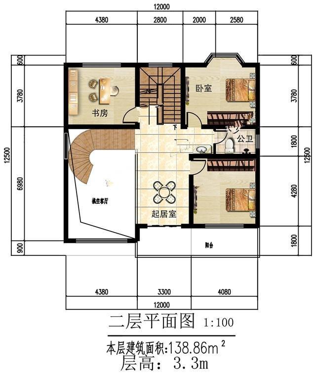 美麗的農(nóng)村獨棟別墅