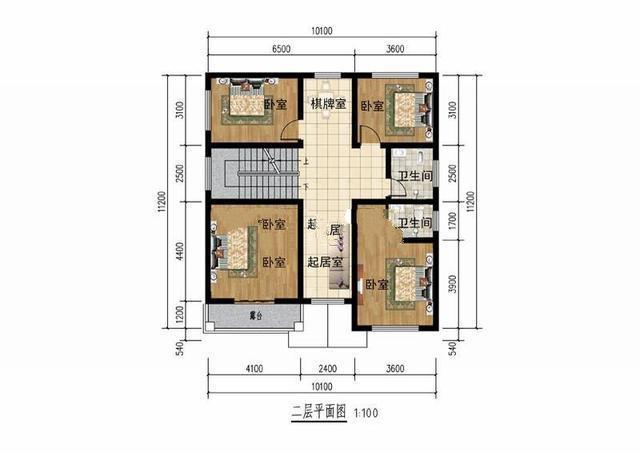 農村15萬元二層建筑圖