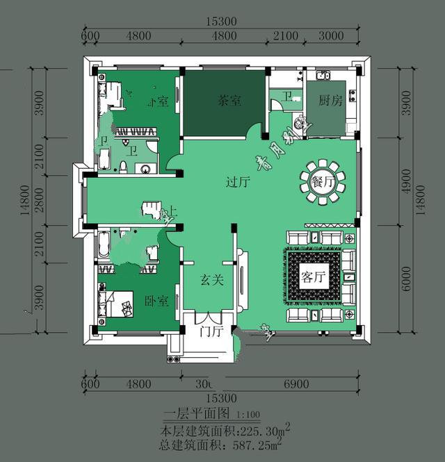 四層豪華法國別墅