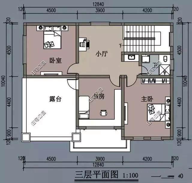 農(nóng)村的三層大露臺經(jīng)典住宅