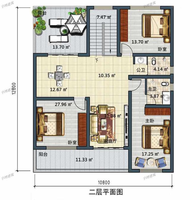 流行的農(nóng)村自建房屋設(shè)計圖紙