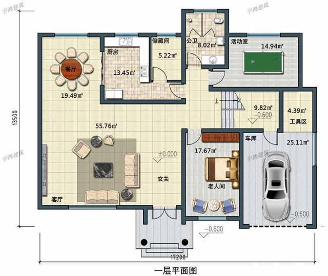 流行的農(nóng)村自建房屋設(shè)計圖紙