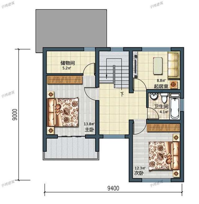 流行的農(nóng)村自建房屋設(shè)計圖紙