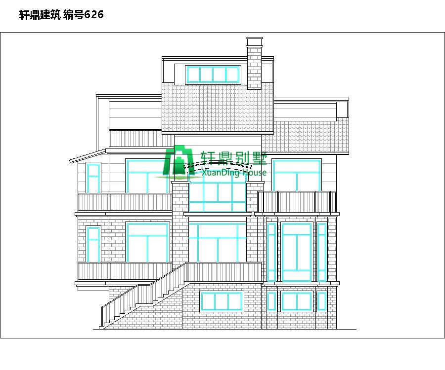 農(nóng)村小戶(hù)型有車(chē)庫(kù)別墅的設(shè)計(jì)圖