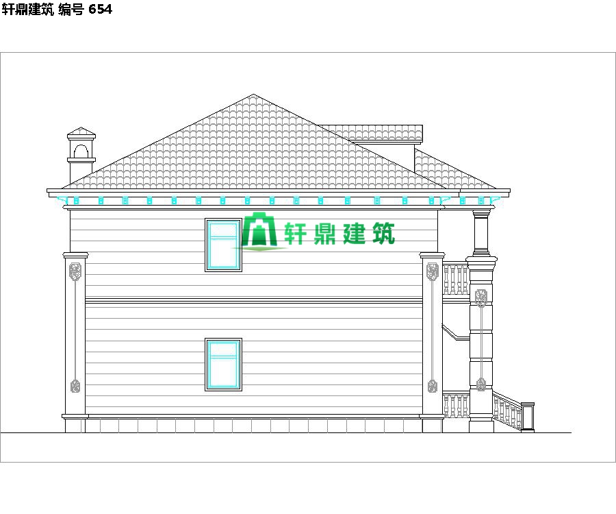 農(nóng)村建造歐式二層小別墅