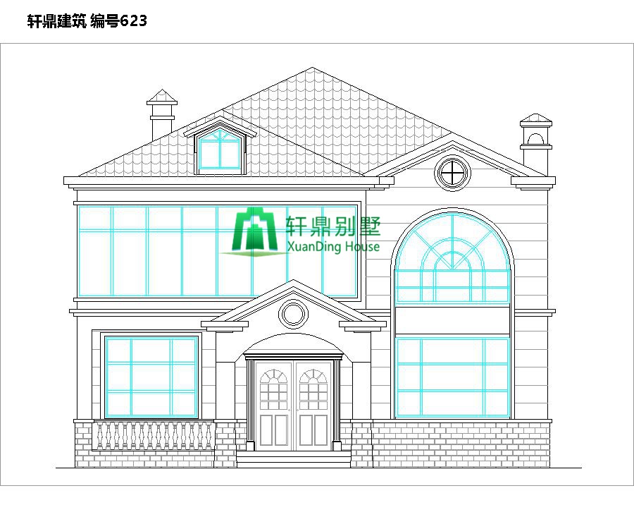 農村二樓現(xiàn)代風別墅