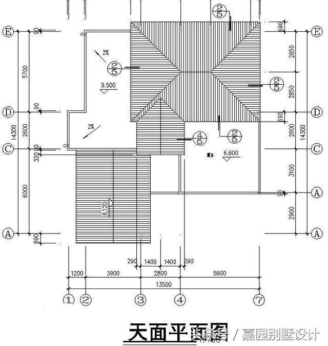 三層別墅設計圖紙，