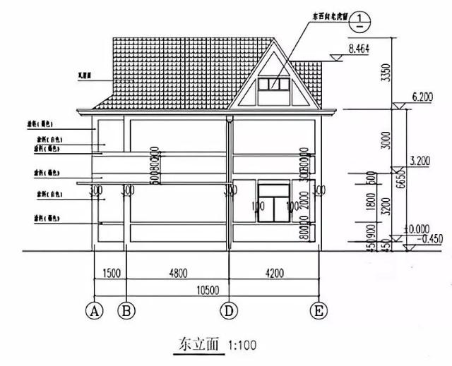 二樓的農(nóng)村的別墅設(shè)計(jì)圖