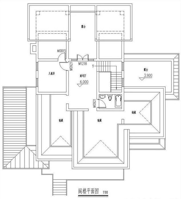 二樓的農(nóng)村的別墅設(shè)計(jì)圖