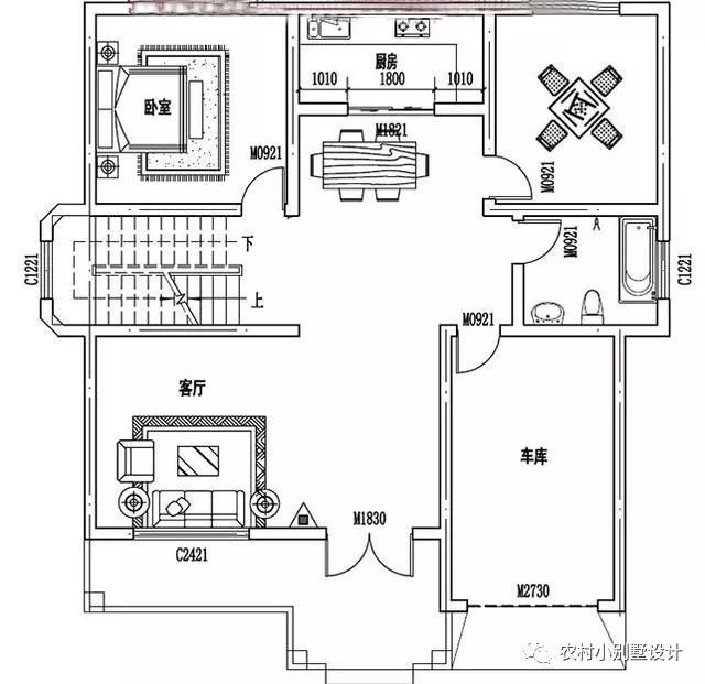 帶車庫的現(xiàn)代三層住宅設(shè)計圖