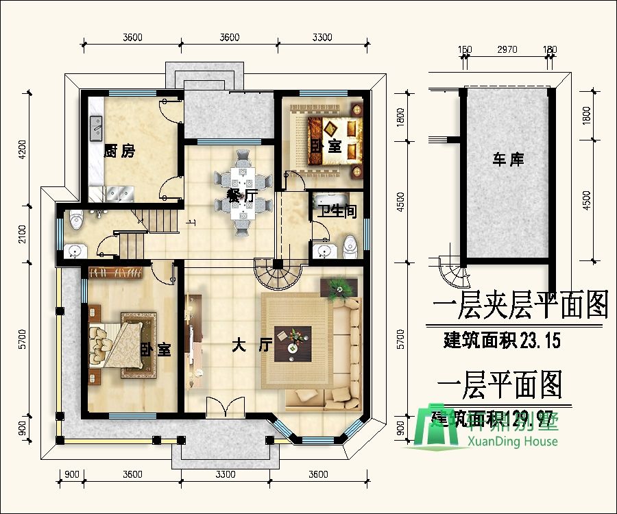 14.5x11.1二樓半自營住宅