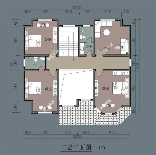 農(nóng)村蓋房子的圖紙