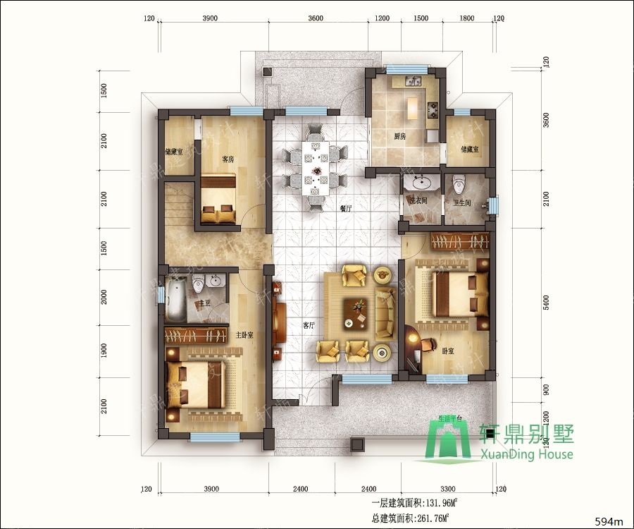 最受歡迎的兩層別墅設(shè)計