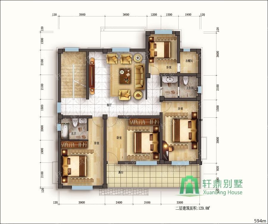 最受歡迎的兩層別墅設(shè)計