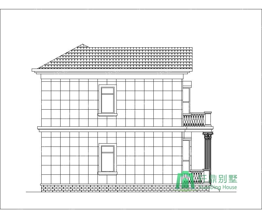 非常漂亮的小二層自建別墅設(shè)計(jì)圖